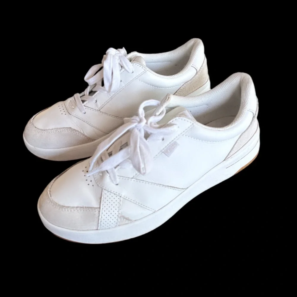 Keds Women's The Court Leather Sneaker - White 8.5 EUC
